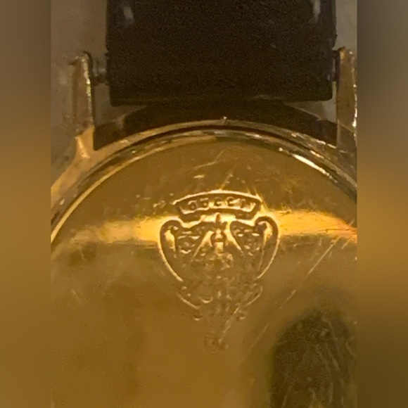 Gucci 3000L Vintage Women's 25mm Gold Dial 18KGP Swiss Quartz Watch Need Battery - Picture 9 of 16